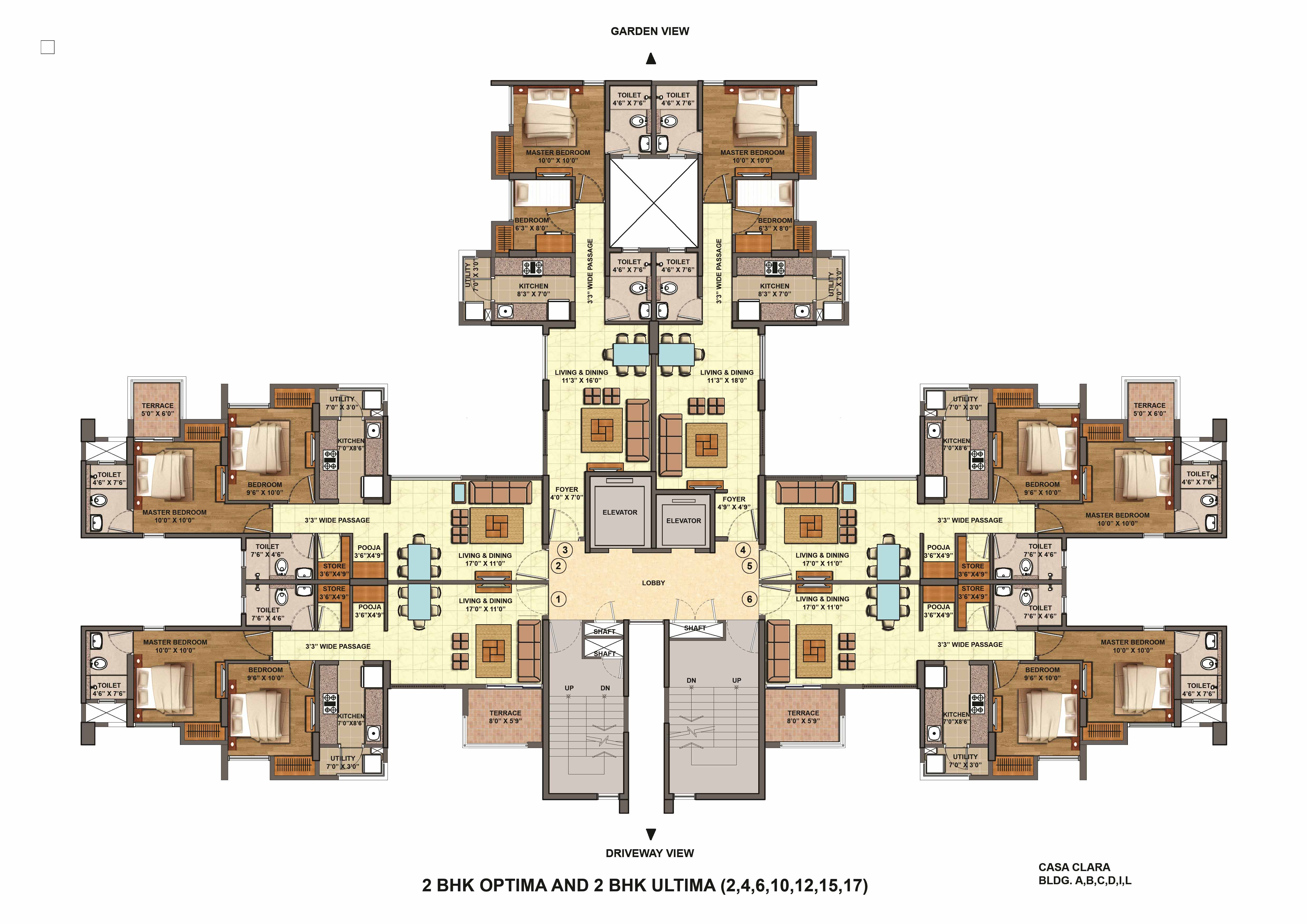 Lodha Palava City Floor Plan