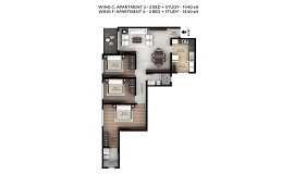 House of Hiranandani Devanahalli Floor Plan