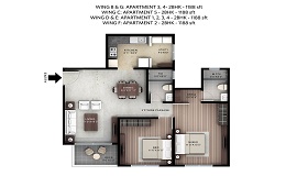 House of Hiranandani Devanahalli Floor Plan
