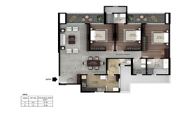 House of Hiranandani Devanahalli Floor Plan