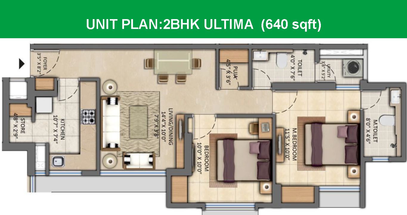 Floorplan Lodha Amara Thane Mumbai