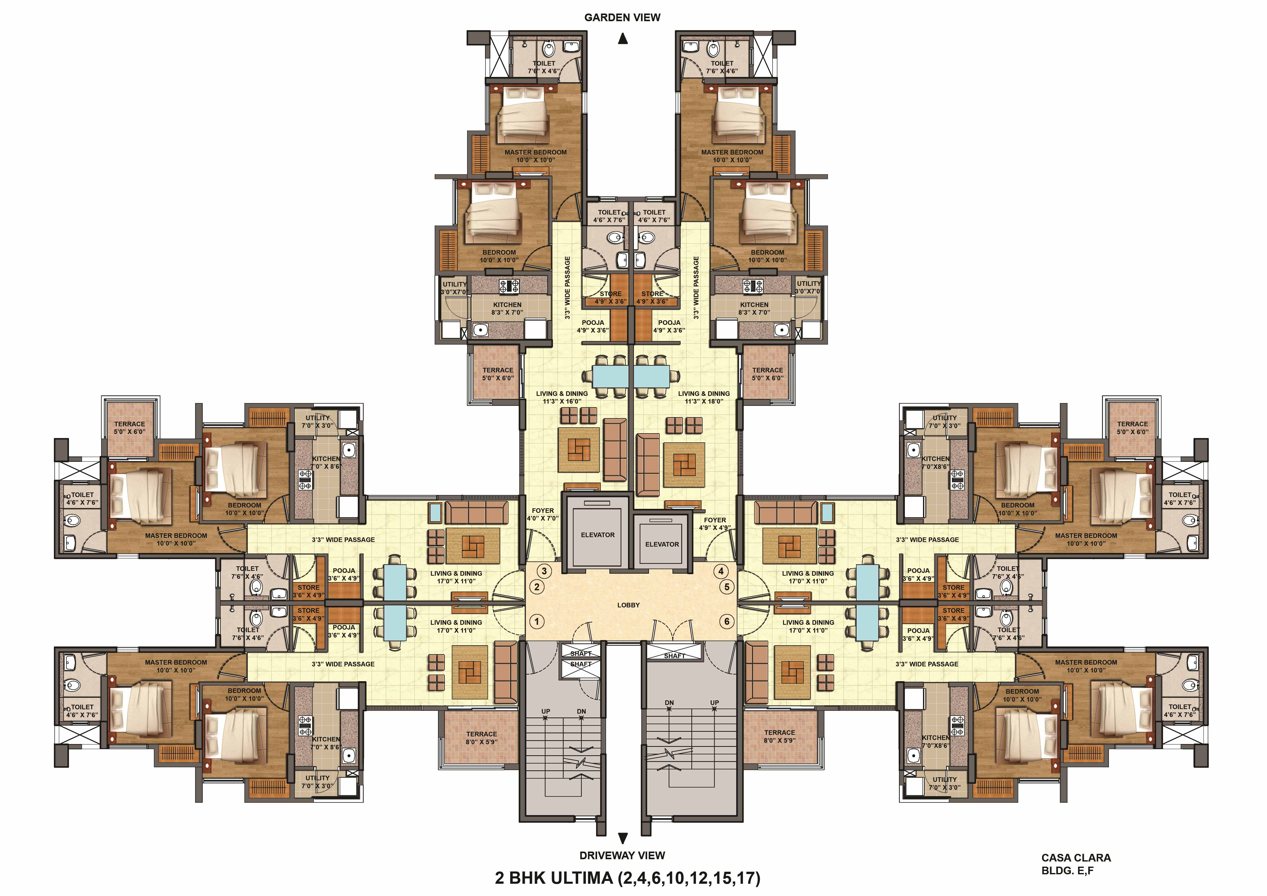 Lodha Palava City Floor Plan