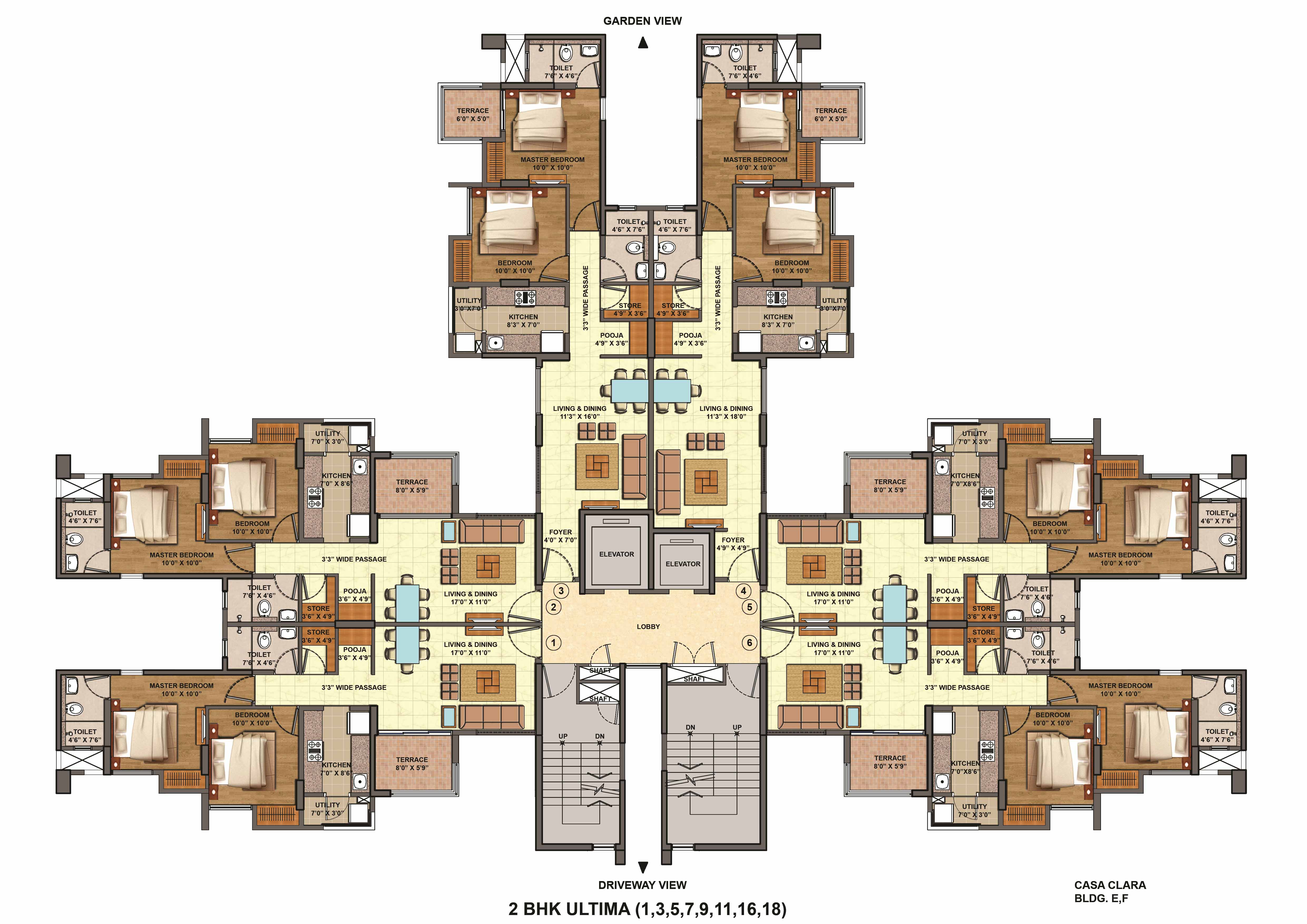 Lodha Palava City Floor Plan