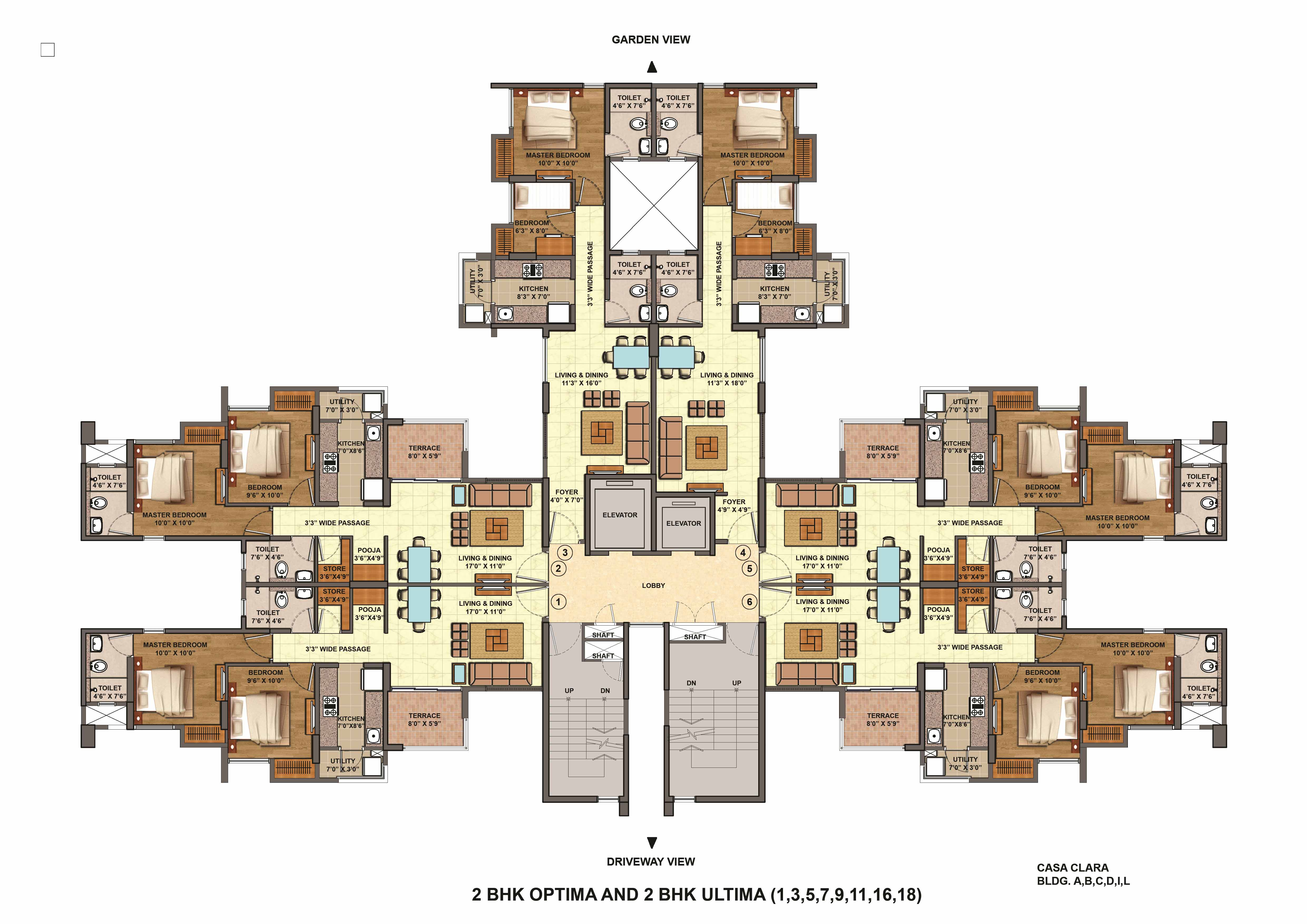 Lodha Palava City Floor Plan