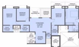 Vilas Javdekar Pallasio Towers Floor plan