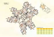 Highlands Tower Floor Plan 
