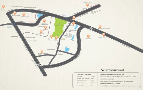 Sobha Eternia Location Map