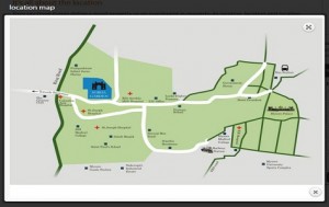 Sobha Garden Location Map