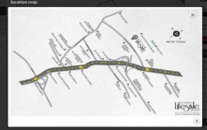 Sobha Lifestyle Legacy Location Map