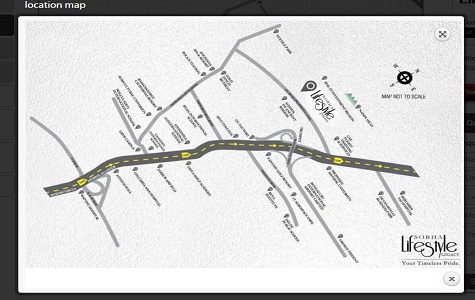 Sobha Lifestyle Legacy Location Map