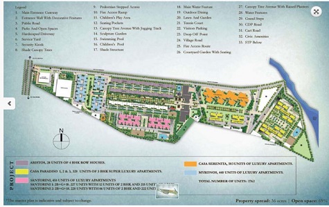 Sobha Santorini Master Plan