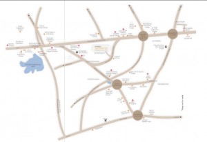 Sobha Serene Location Map