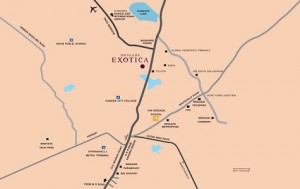 Brigade Exotica Location Map