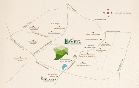 Brigade Omega Location Map
