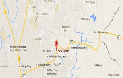 Purva Eternity Location Map