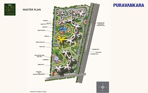 Purva Gold Crest Master Plan