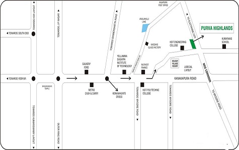 Purva Highland Location Map