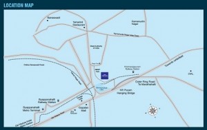 Purva Midtown Residences Location Map