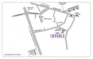 Purva Skydale Location Map