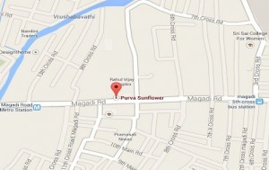 Purva Sunflower Location Map