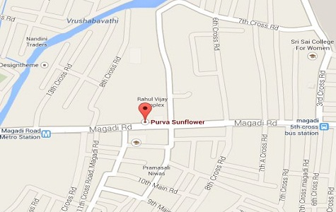 Purva Sunflower Location Map