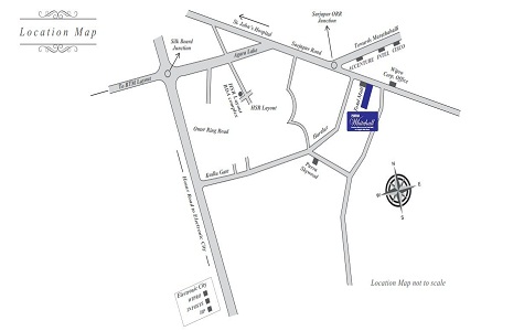 Purva Whitehall Location Map