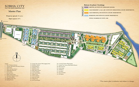 Sobha City Casa Paradiso Master Plan