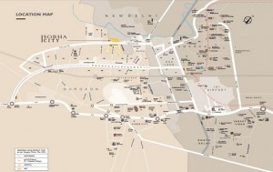 Sobha City Delhi Location Map